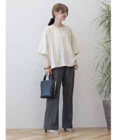 AMERICAN HOLIC 接触冷感　衿リブブラウソー