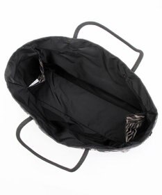 LeSportsac LARGE 2 WAY TOTE/ラフィアゼブラ/ブラック