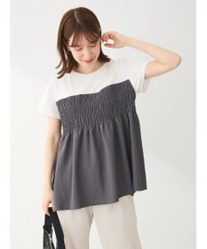 Green Parks シャーリングサテンドッキングプルオーバー