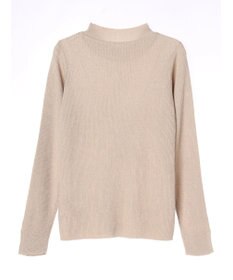 earth music&ecology シアーリブニットプルオーバー