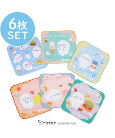 Mother garden しろたん ミニタオル 6枚セット 20×20cm