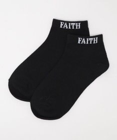 WEGO FAITHロゴショートソックス
