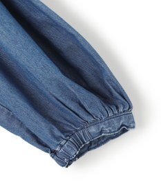 23区 【SLOW/一部店舗限定】ライトオンス デニム バックリボン ブラウス