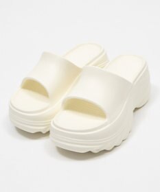 WEGO 厚底デザインラバーサンダル