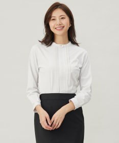 J.PRESS LADIES S プレーティングジャージー ピンタック カットソー