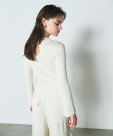 GRACE CONTINENTAL リブニットトップ