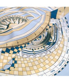 Marca ＜春の新色！＞【Marcaオリジナル】12宮   大判 シルクツイル スカーフ