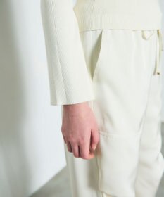 GRACE CONTINENTAL リブニットトップ