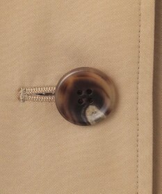 23区 コットンポリエステルギャバジン ロング トレンチコート