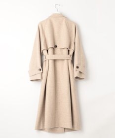 Feroux 【古畑星夏さん着用】スタンドネックウールライク コート