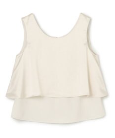 GRACE CONTINENTAL バックコンシャスサテンノースリーブ