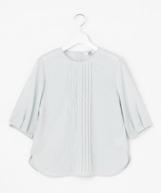 J.PRESS LADIES 【洗える】ラミーポプリン クルーネック ブラウス