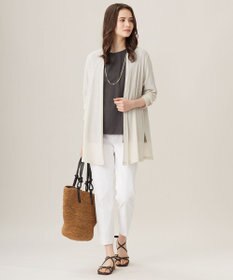 自由区 【洗える】シアーチュールプルオーバー カットソー