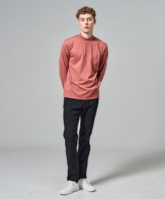 JOSEPH HOMME 新色追加【高機能素材】ハイゲージベアスムース　モックネック長袖Ｔシャツ