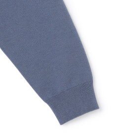 UNFILO MENS 【洗える/抗菌防臭】スムースシルキーニット クルー