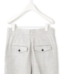 ICB 【日本製】トリアセリネンシャイニーツイル ワイドパンツ