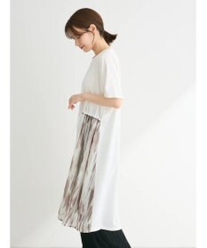 Green Parks 柄シアードッキングワンピース