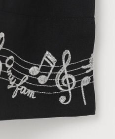 ANY KIDS モノトーン音符ジャンパースカート