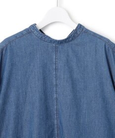 23区 【SLOW/一部店舗限定】ライトオンス デニム バックリボン ブラウス