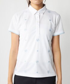 FILA GOLF／marie claire 【Marie claire sports】ロゴ刺繍半袖ポロシャツ