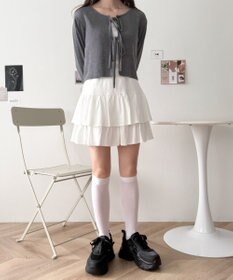 WEGO リボンデザイン厚底スニーカー