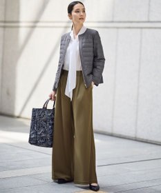 自由区 【カタログ掲載】ソフトスパンビエラボウタイ ブラウス