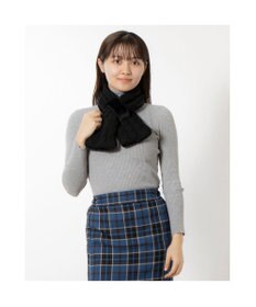 UNBILLION カシュネ cache nez / ニット×フェイクファーマフラー