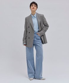 BEIGE， 【洗える】VICTOR / ワイドデニムパンツ