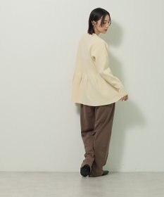 Green Parks 金釦ペプラムニットカーディガン