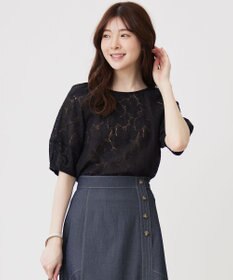 ANY SIS S 【洗える】ラグランレースＴ ブラウス