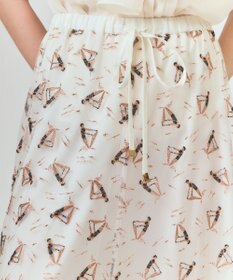 GRACE CONTINENTAL マリンembフレアスカート