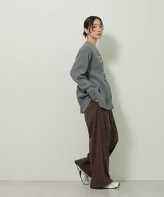 Green Parks 金釦ペプラムニットカーディガン