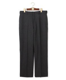 J.PRESS MEN 【J.PRESS ORIGINALS】【UNISEX】Polyester Sharkskin Piped Stem Nontuck Slacks