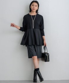 23区 L 【CLASSY.10月号掲載/洗える】TWマットクロス ハーフパンツ