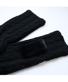 UNBILLION カシュネ cache nez / ニット×フェイクファーマフラー