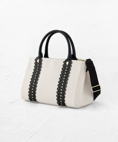 TOCCA 【大人百花掲載】LACE TOTE トートバッグ