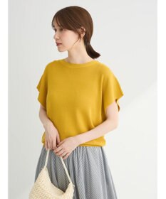 Green Parks 推しニット　フレンチスリーブニットプルオーバー