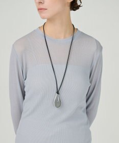 GRACE CONTINENTAL ロゴプレートネックレス