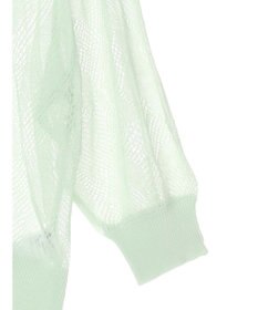 earth music&ecology 花柄シアーカーディガン