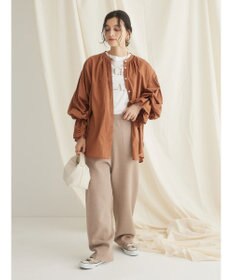 CRAFT STANDARD BOUTIQUE スカラレース袖ブラウス