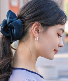 Tiaclasse マットメタルフープピアス