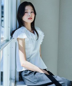 TOCCA 【松木育未さん着用】WAVED CREAM カットソー ホワイト系