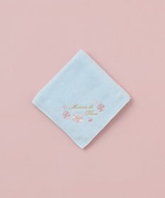 Maison de FLEUR サクラ刺繍タオルハンカチ