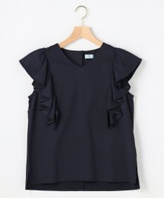 組曲 【先行予約】スウェットファンクションジャージー フリル袖カットソー