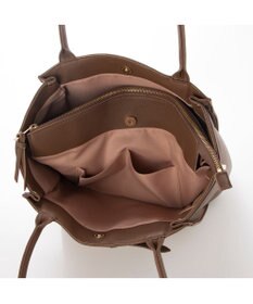 UNBILLION 【テレビ ドラマ着用アイテム】ペルケ perche / WEB限定牛革ソフトA4ベルトトート