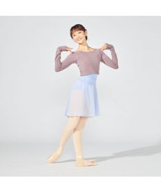 Chacott ラウンドネック・ショートトップ (サーモギア(R)糸使用）