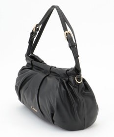 LA BAGAGERIE シープレザー　ギャザーミニバッグ