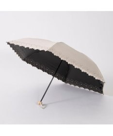 UNBILLION カシュネ cachenez / 【晴雨兼用】【日傘】 【UV カット率99.999.9％以上】PU軽量フラワー刺繍ミニ折りたたみ傘