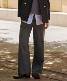J.PRESS LADIES L モナベールツイル ワイド パンツ