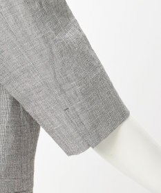 23区 【GOLD LABEL】ウールリネン ノーカラー ジャケット